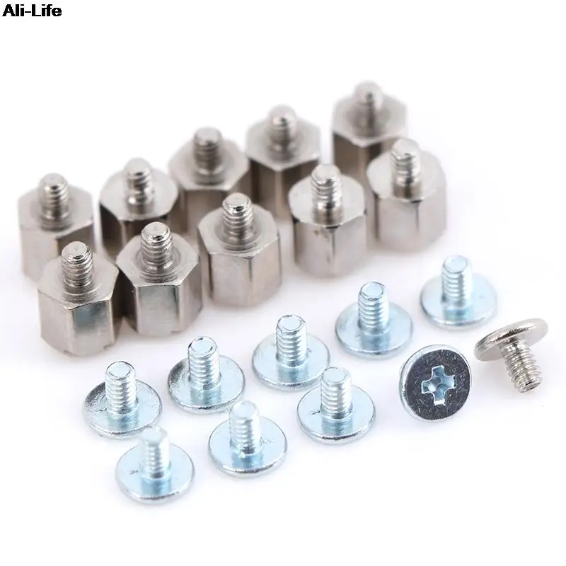 New 10Set Hand Tool Mounting Stand Off Screw Hex Nut for A-SUS M.2 SSD Motherboard