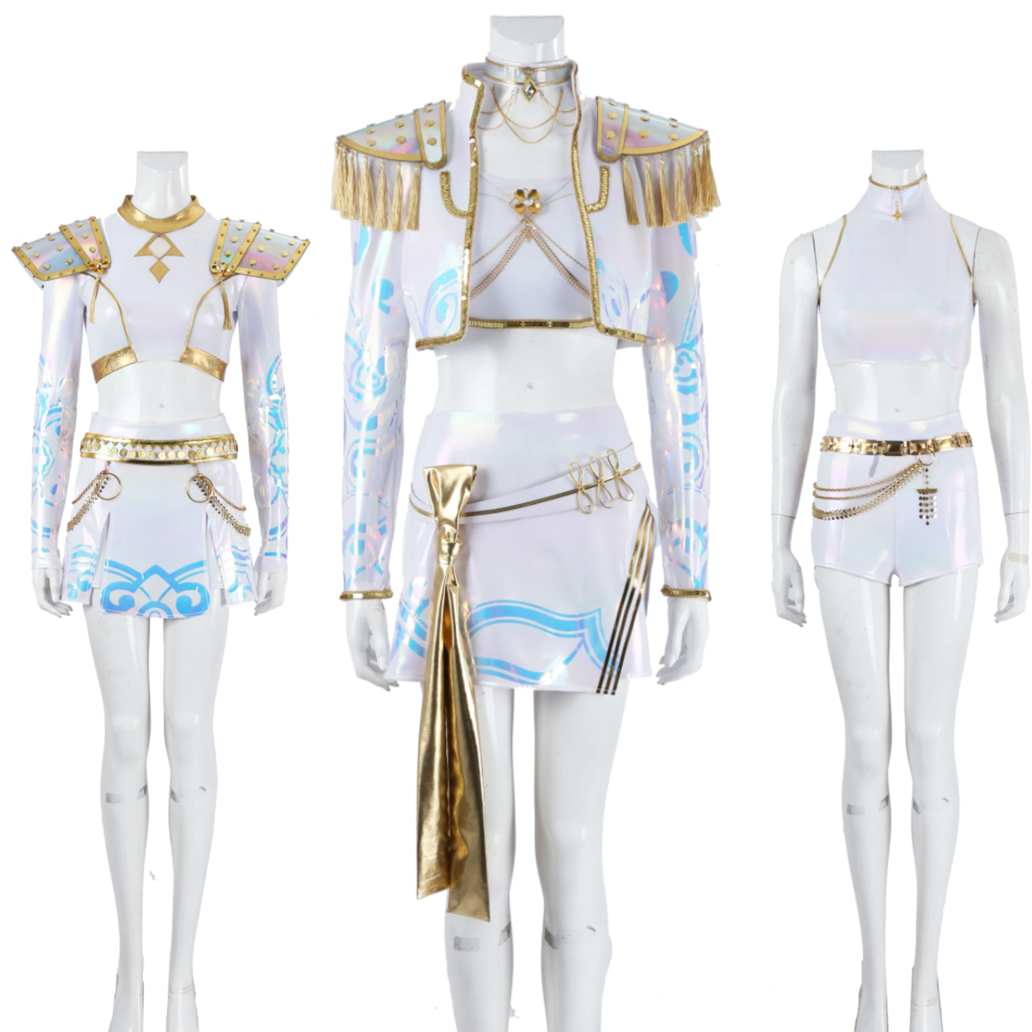 

Kpop Demon Hunter Cosplay Costume Rumi Zoey Mira Adult Woman Anime Halloween Carnival Party Clothing