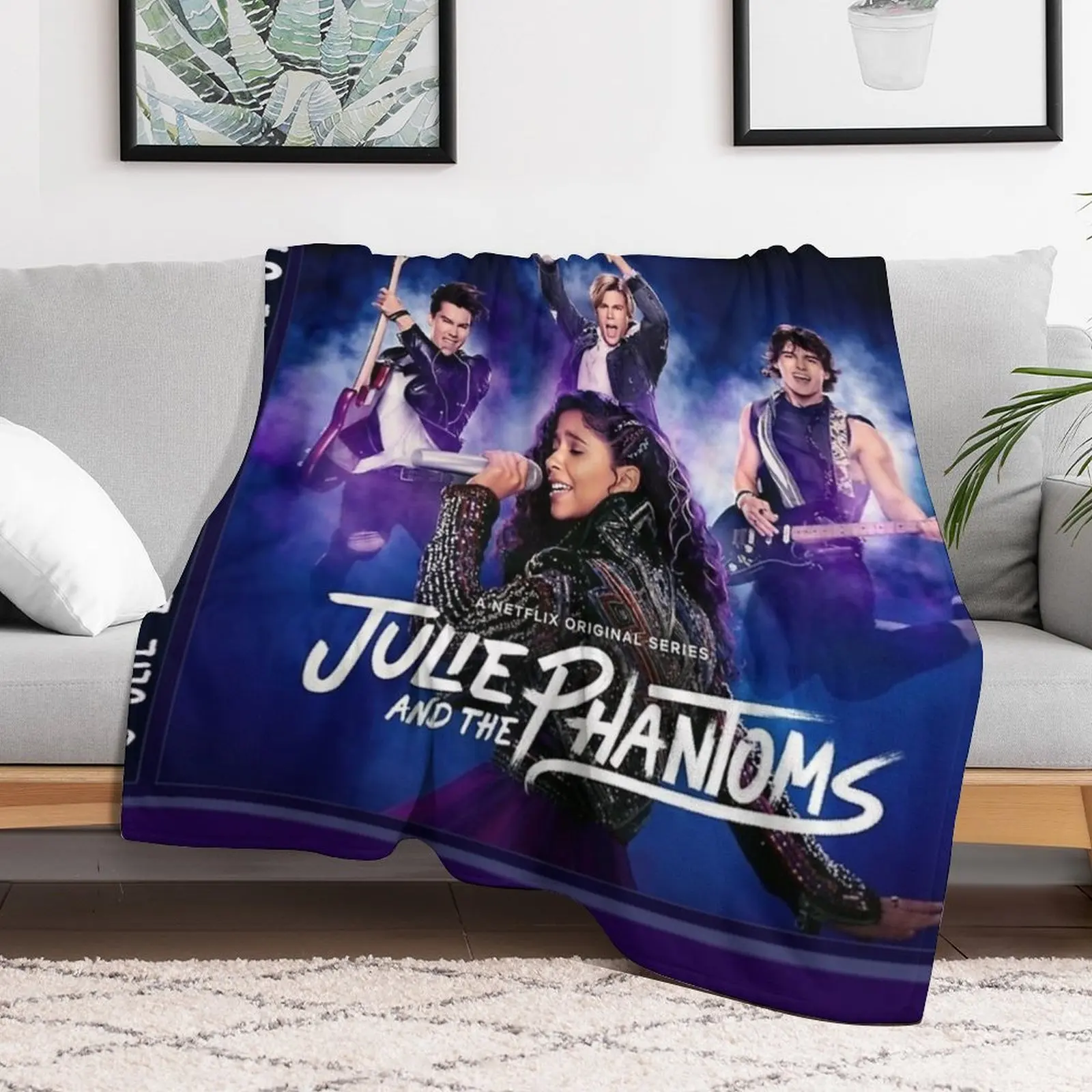 Julie and the Phantoms CD Throw Blanket Giant Sofa Flannel warm winter Luxury Throw Blankets