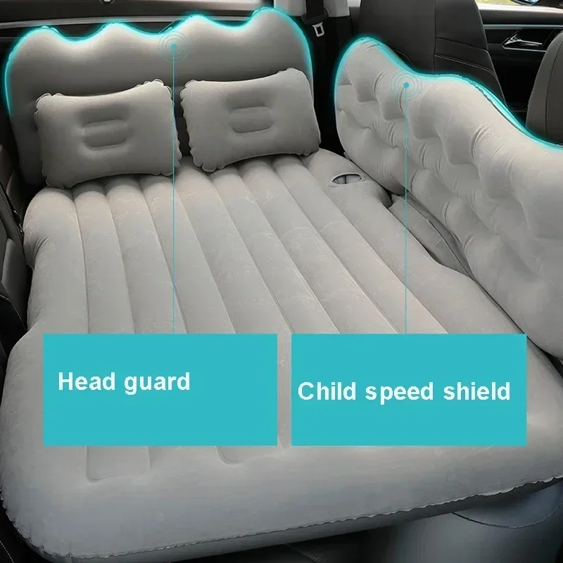 

Full New Car Travel Bed Automatic Air Mattress Sleeping Pad Inflatable BackSeat Bed Outdoor Cushions Camping Sofa Bed Accessorie