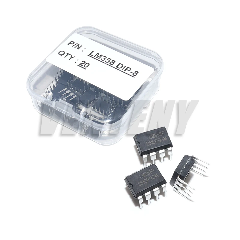 20Pcs 50Pcs LM358P Operational Amplifier DIP8 LM358 IC Chip Kit Integrated Circuits Kit