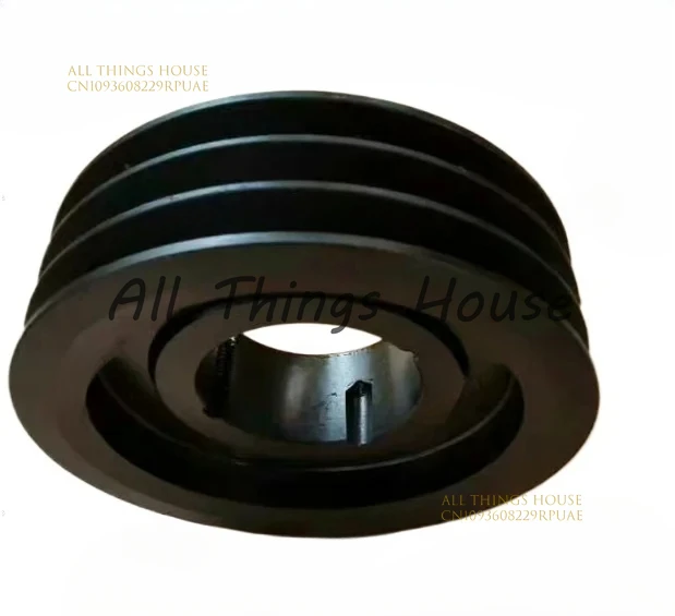 Taper sleeve pulley single slot double slot 3456 slot high speed motor wheel triangular belt tray