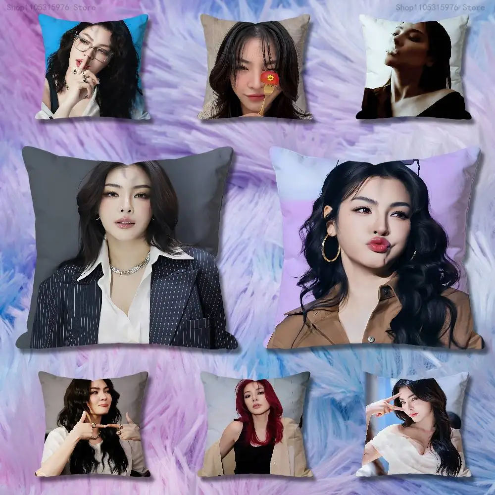 F-Faye P-Peraya M-Malisorn Print Pillow Case Aesthetic Bedroom Decor 30x30 40x40 45x45 50x50 60x60 65x65cm