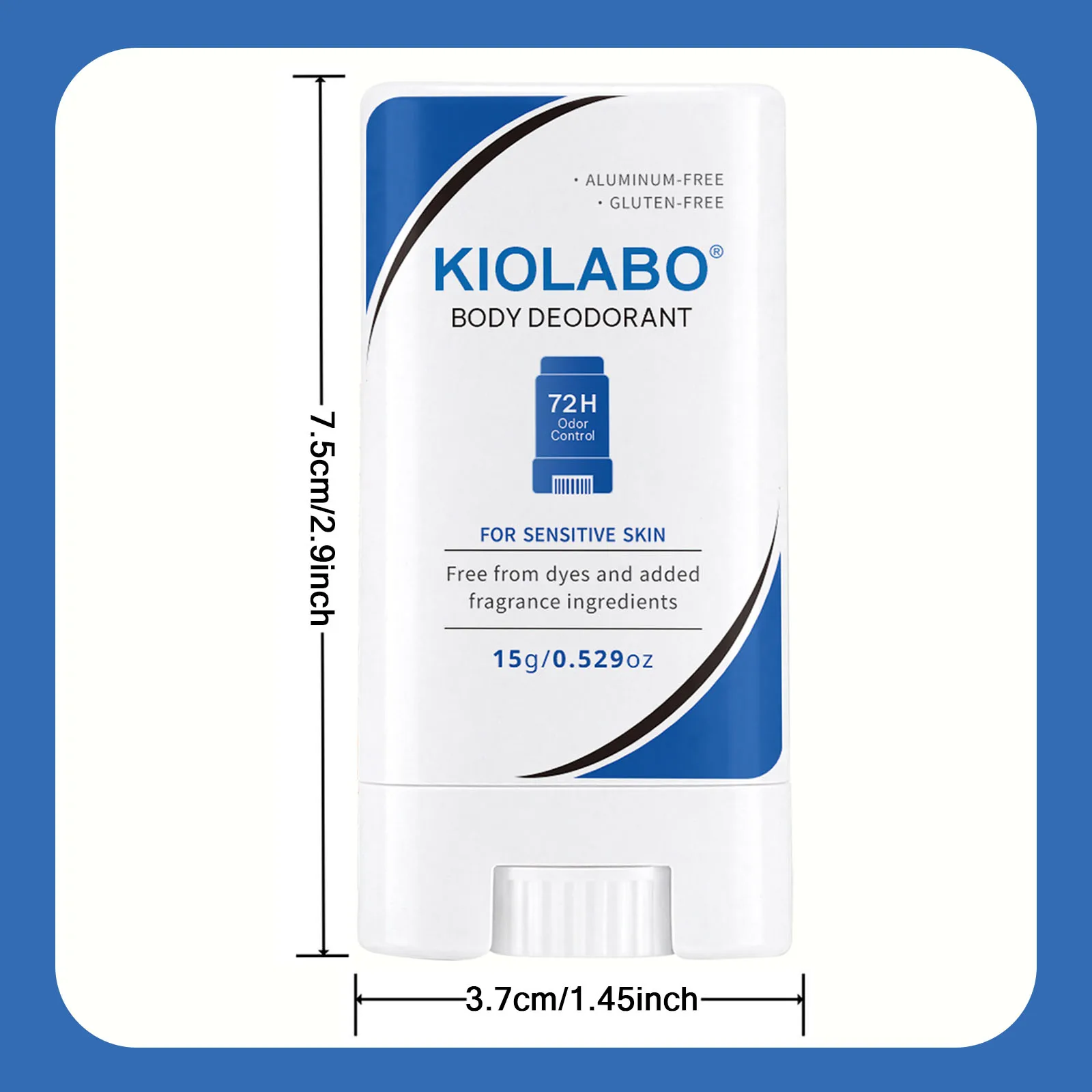 15g applied deodorizing cream. It controls odors, avoids awkwardness, is compact and portable, suitable for gatherings, fitness,