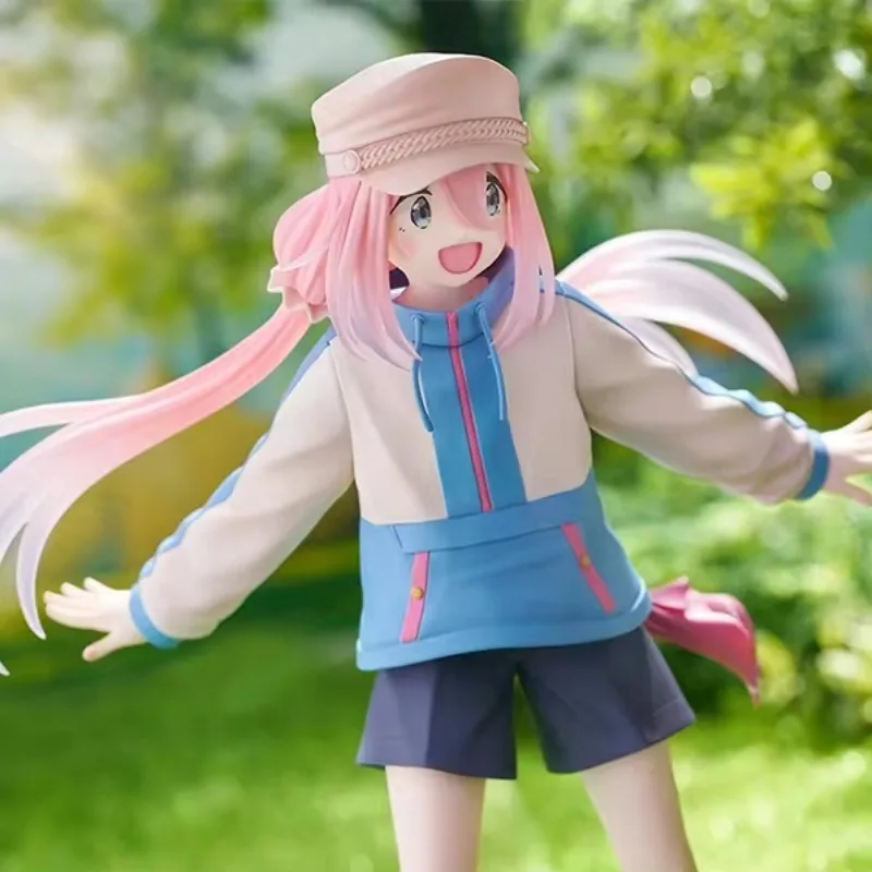 Echte Original F:NEX Laid-Back Camp Kakamigahara Nadeshiko Action Anime Figur Sammeln Modell Puppe Statuette Ornament Geschenke