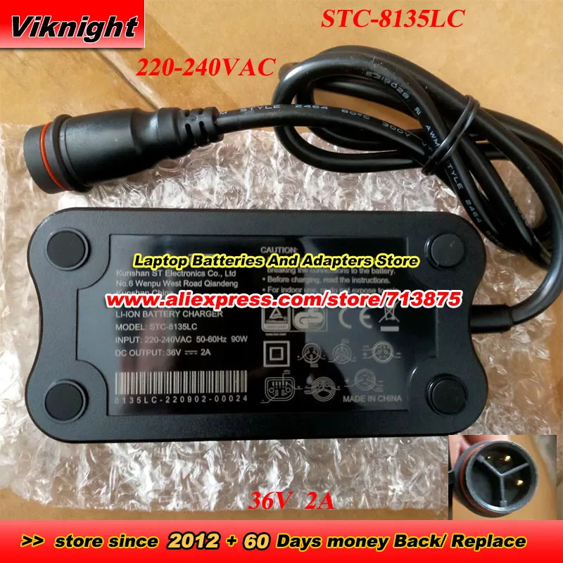 STC-8135LC charger 36V 2A Power Adapter 220-240VAC 90W Power Supply