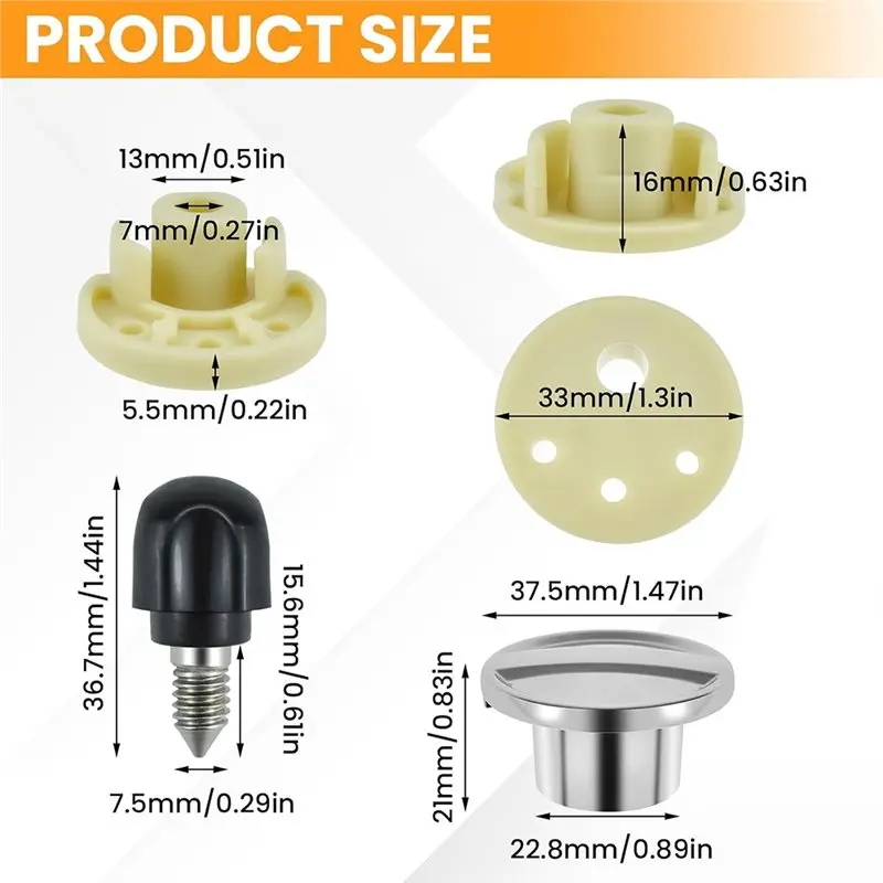 A52Q-Mixerfüße für Kitchenaid Mixer-Teile Mixer-Nabenkappe – Detail 6