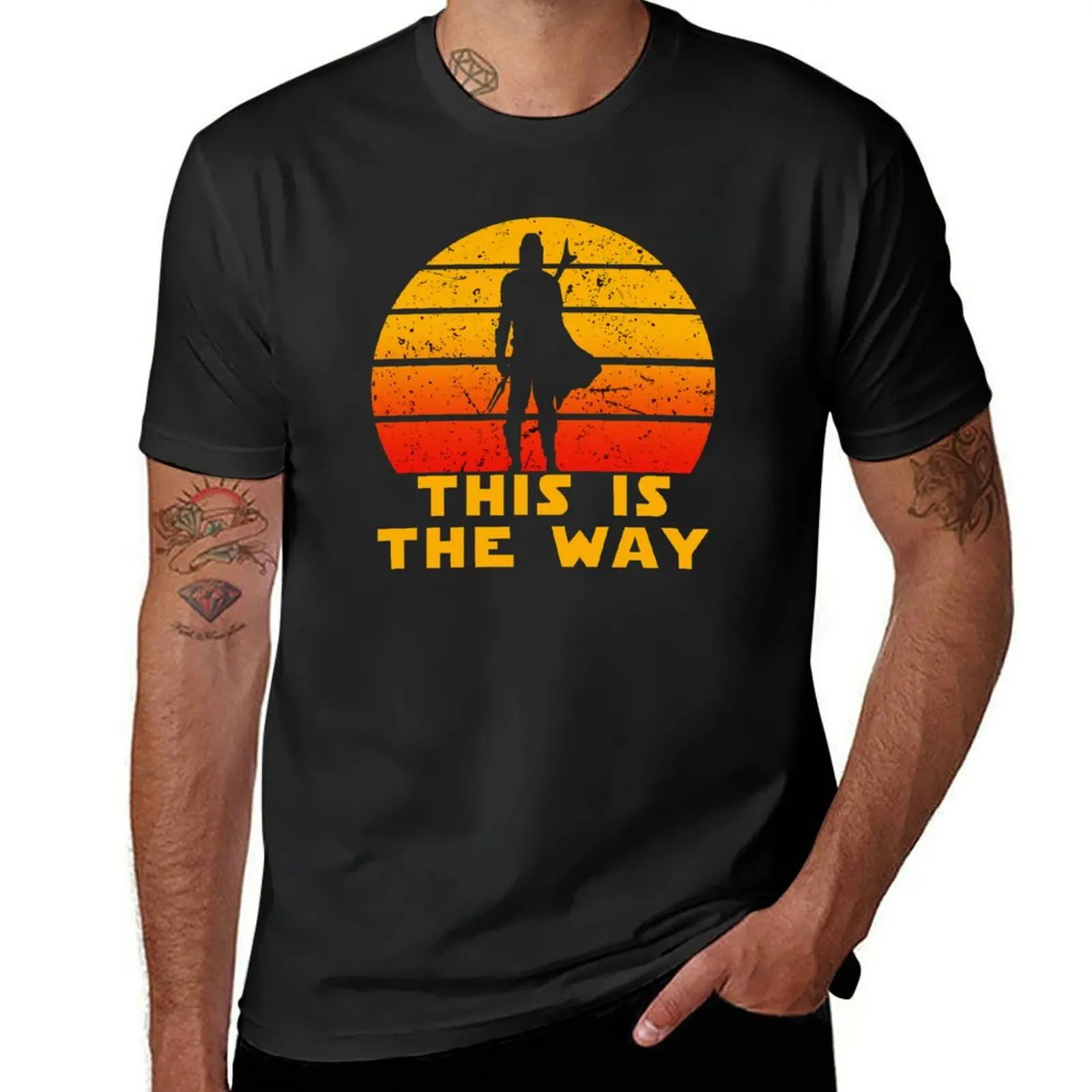 this is the way vol.1 T-Shirt quick drying summer clothes oversized Short sleeve tee mens funny t shirts