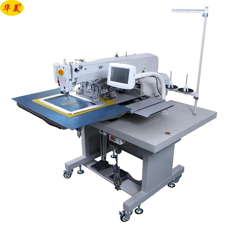 HUAMEI New type  brother 3020 computerized pattern sewing machine safety gloves stitching machine template machine