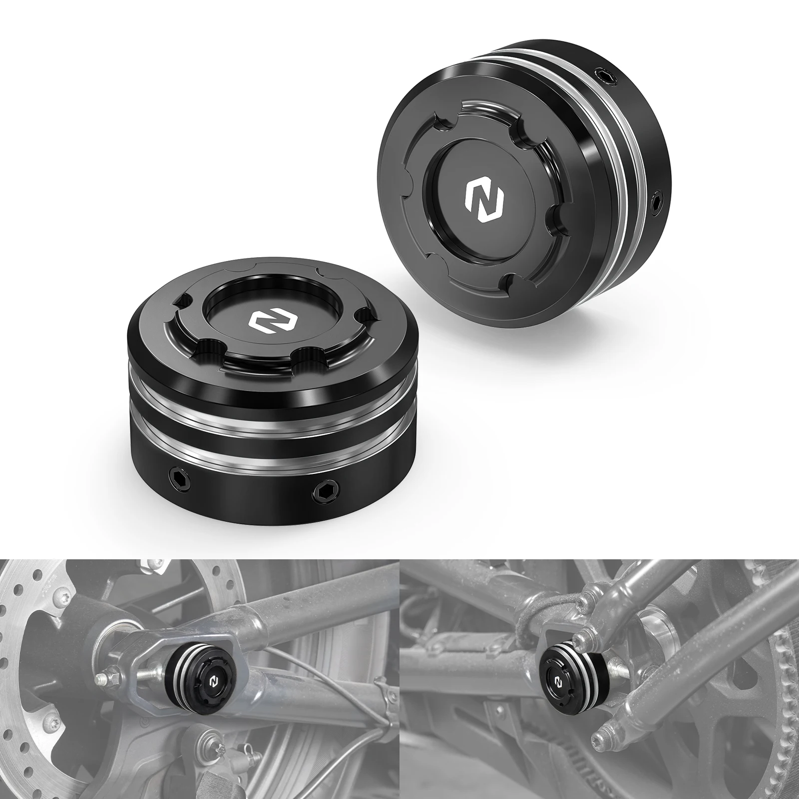 

Motorcycle Rear Wheel Axle Nut Cap Covers for Harley RH1250S Sportster S RA1250 RA1250S Pan America 1250/Special 2021-2024