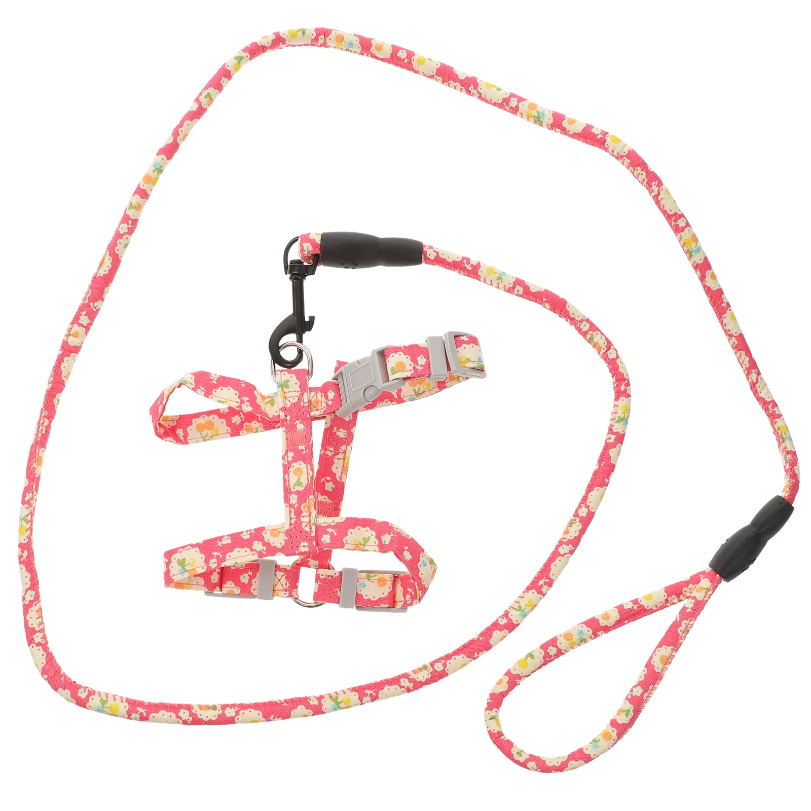 Cat Dog Leash Leashes Walking Collars Small Floral Japanese-style Harness and Service Vest Cloth