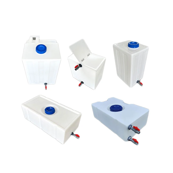 Horizontaler rechteckiger Kunststoff-Wassertank mit 70 l Fabrikpreis