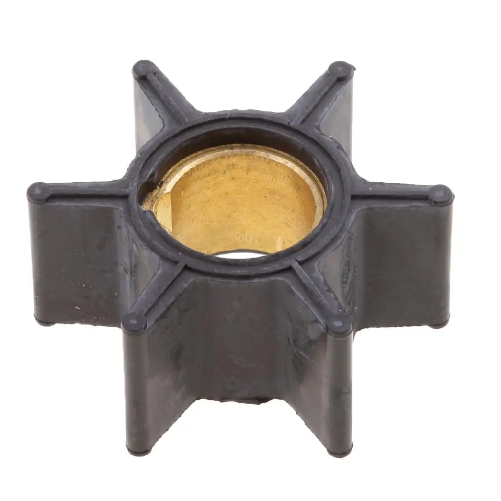 Black Outboard Water Pump Impeller Durable Rubber for Mercury 15hp Outboard Motor Marine Engine Parts