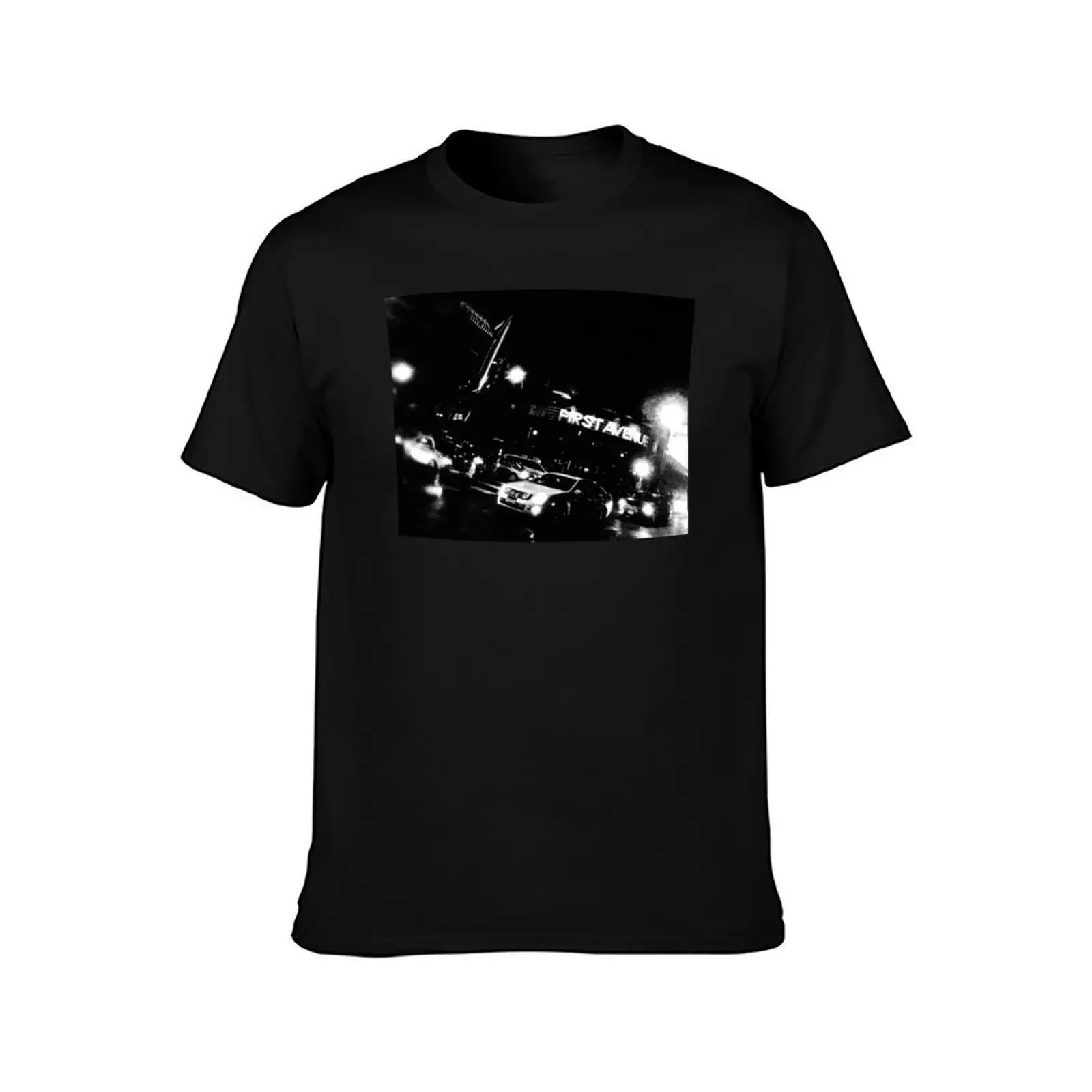 Historical First Avenue & 7th St. Entry - Rock Club Venue T-Shirt Vintage Style Printed Top T-Shirt