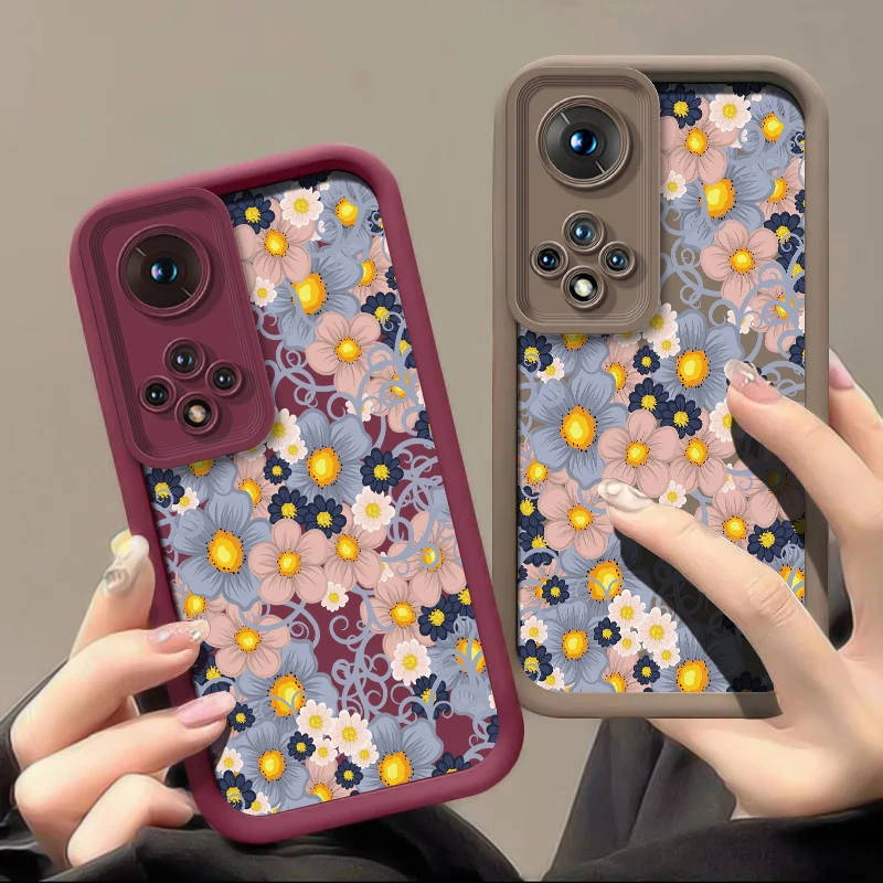 جراب هاتف ل ممن لهم Realme C67 C65 C63 C75 C71 C55 C53 C51S C30 C25S C35 C33 C31 موضة زهرة نمط غطاء ناعم مقاوم للصدمات #1