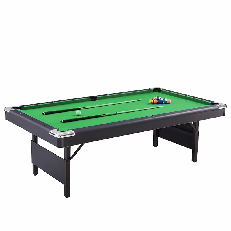 Factory Direct 7/8FT Foldable Billiard Table, Thickened Legs, No Assembly Required