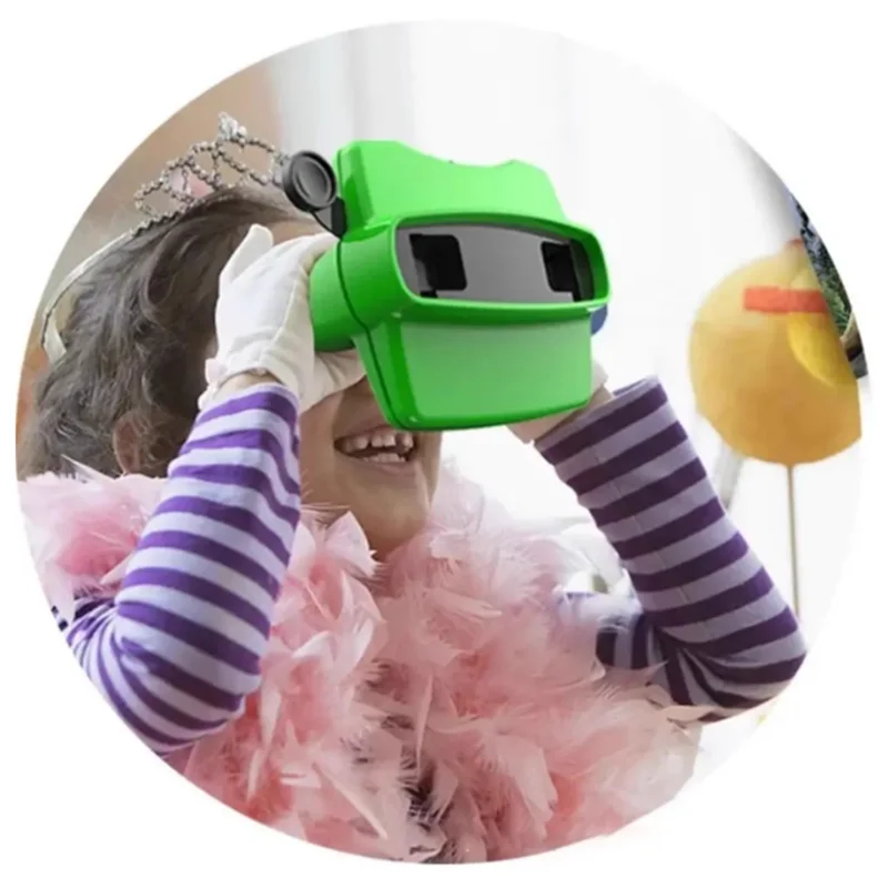 新しい 3D ビューマスター 3D 教育用ビューマシン ユニコーン ミニシアター 発光おもちゃ 子供用ギフト