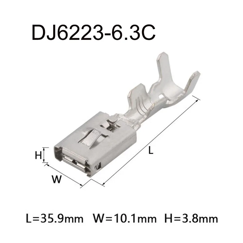 Imagem -06 - Impermeável Bronze Pin Cabo Soquete Novidades Energy Auto Connector Dj6218b-e6.3b 1000 Pcs
