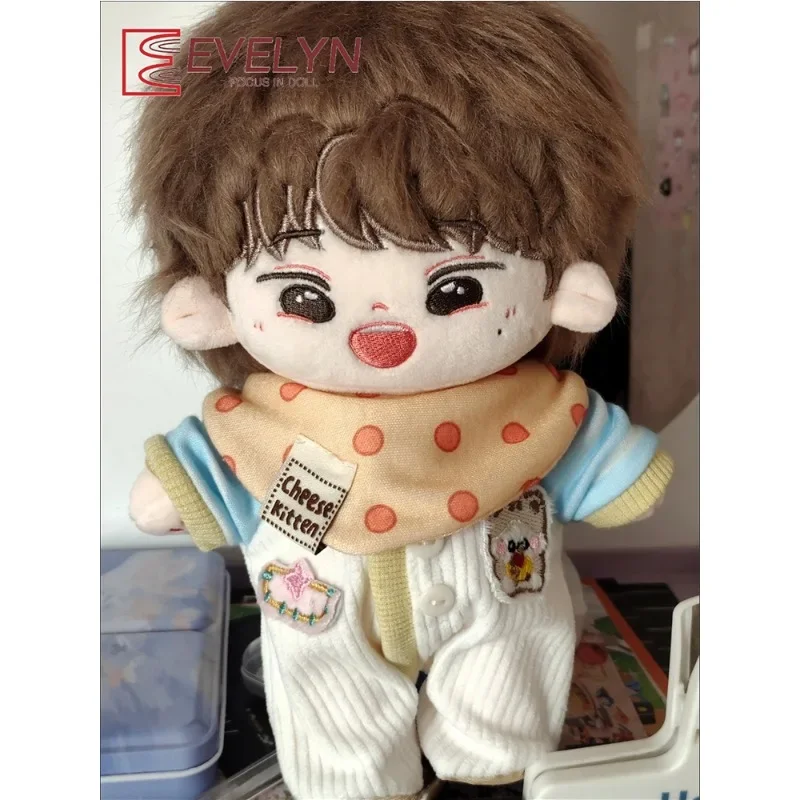 Evelyn（Doll）Trendy Dressing Game DIY 20cm Cotton Toy Clothes Fashion Casual jumpsuit Suit Replacement Outfit Love and Deepspace
