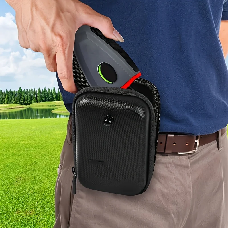 Durable EVA Hard-shell Golf Rangefinder Case, Compatible with Multiple Models, Stylish Black Design,perfect for Golf Enthusiasts
