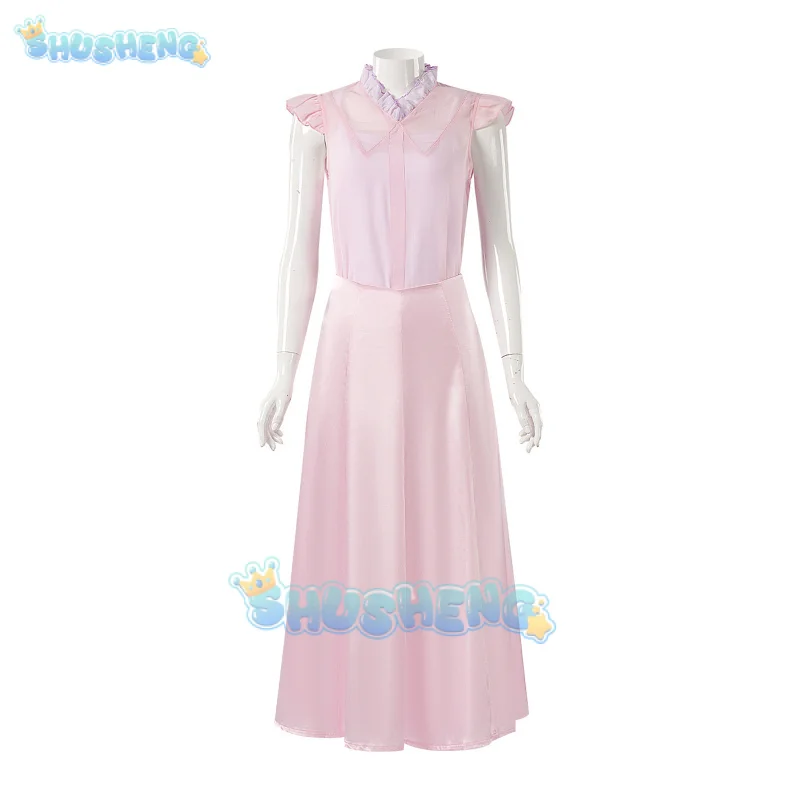 Glinda wicked cosplay costume disguise for adult women pink dress CTX female dresses fantasy outfit Halloween carnival suit