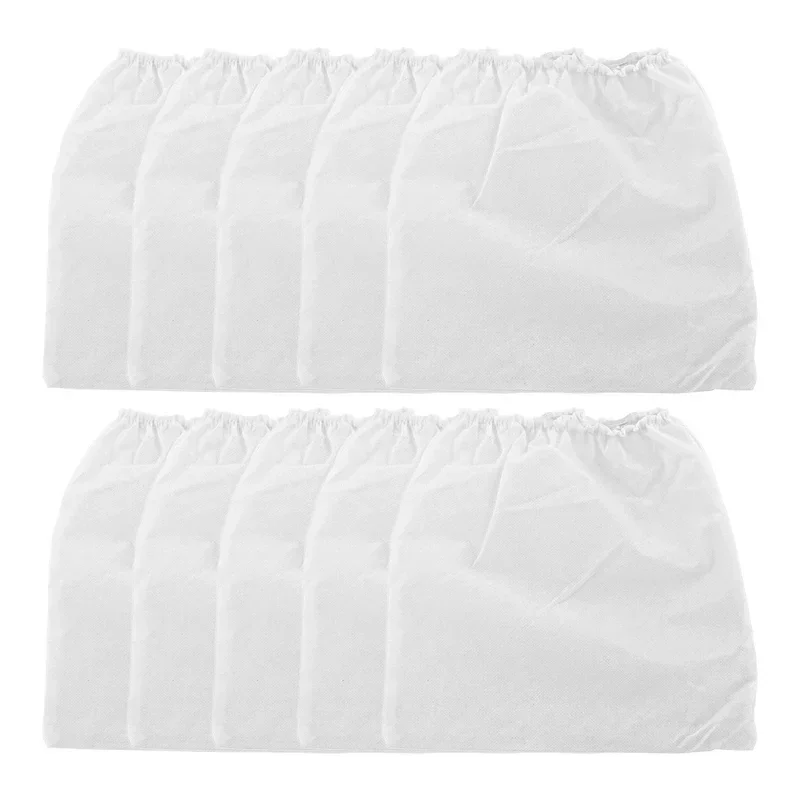 Sac Collecteur de Poussière d'Ongles, 10 Pièces, Aspirateur, Collecteur d'Aspiration, Sacs de Remplacement, Équipement de Manucure, Tissu Non Tissé, 25cm