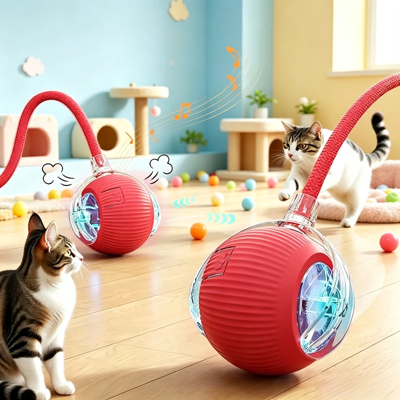 Pet Supplies First - SICAK Akıllı Kedi Oyuncakları Otomatik Dönen