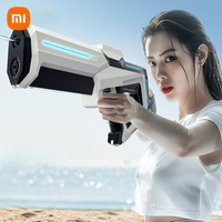 Xiaomi Electric Water Gun High Pressure Pulse Water Gun Automatic Water Spray High Capacity Pool Toy for Adults Boy Summer Gifts