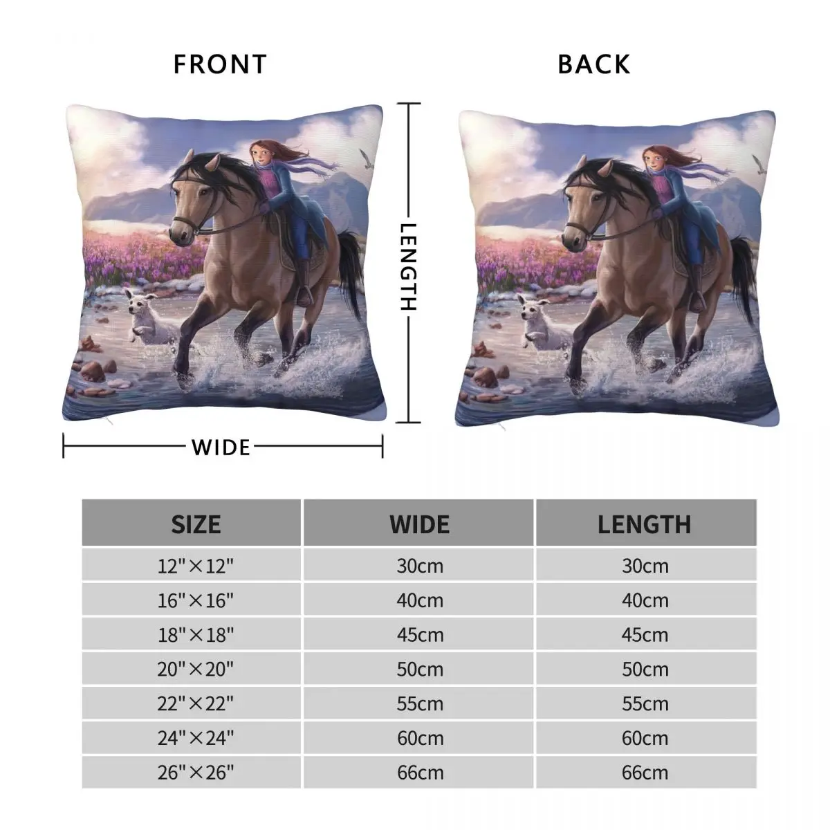 Star Stable Horse Adventures Pillowcase Polyester Linen Velvet Creative Zip Decorative Pillow Case Home Cushion Cover