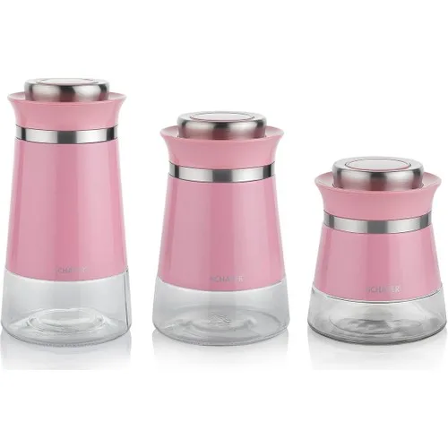 Schafer Kitchenhouse Spice Team 3 Size-3 Piece-Pink