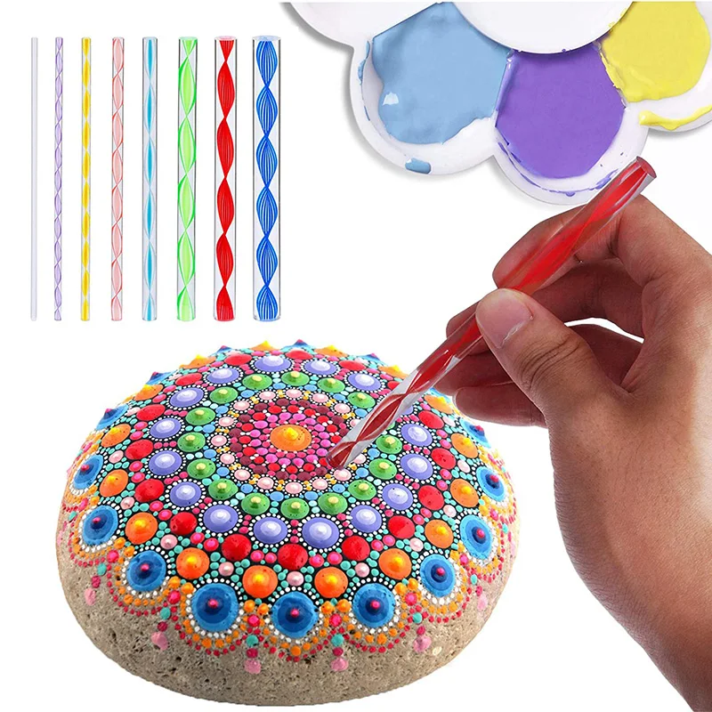 45 Pieces Mandala Dotting Tools For Rock Painting, Embossing Pattern, Craft, Canvas And Drawing