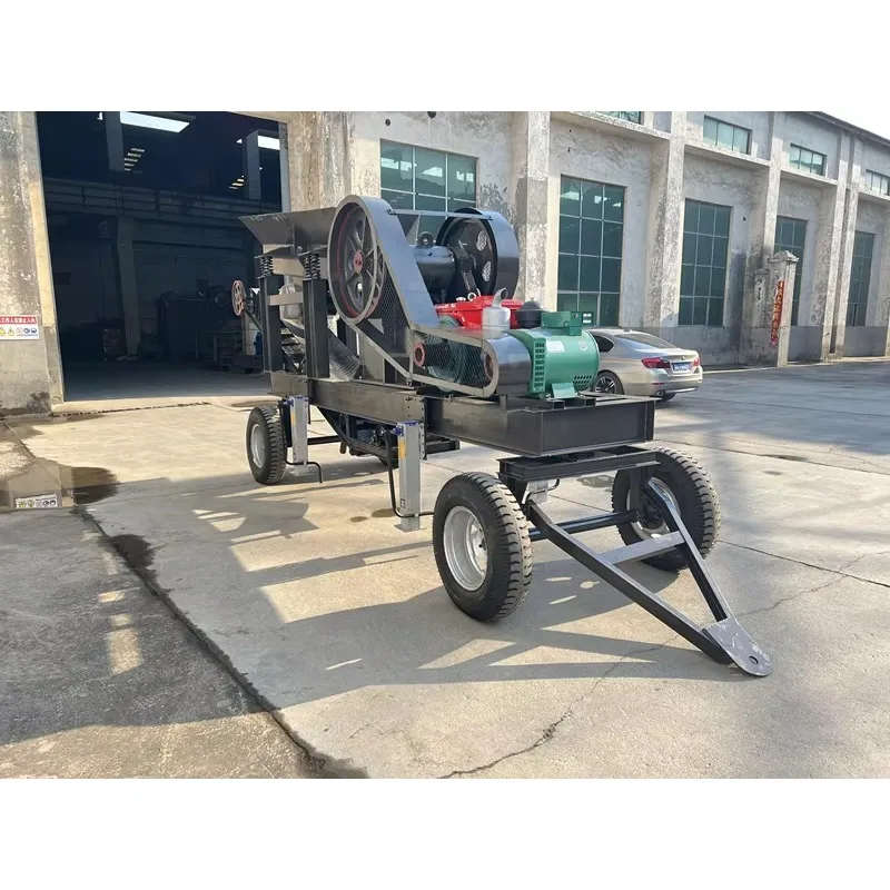 

YG Jaw Crusher Mobile Crushing Station Integrated Design Mining Rock Crushing Equipment Suitable for Hard Rock Crushing