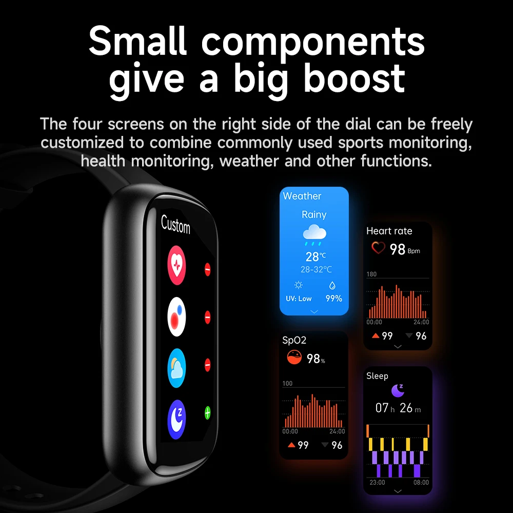HOCO Y25 1.47inch TFT Touch Screen Smart Watch Support Sleep Monitoring Custom Dial Bluetooth 5.3 Sports Watch IP68 Waterproof view 4