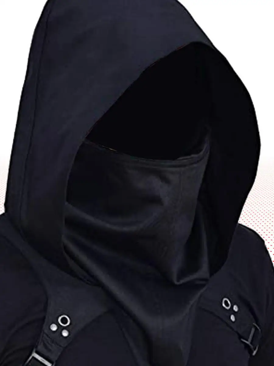 Nieuwe Halloween Middeleeuwse Hoed Rollenspel Kostuum met Kap Mantel Dames Faion Trendy Merk ex Maat M L XL