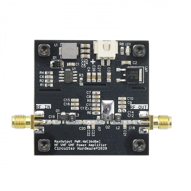 

SBB5089 0.5~800MHz Microwave 36dBm DC Wide Supply Voltage Power Amplifier VHF UHF RF Power Amplifier