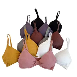 Reggiseni senza fili per donna Reggiseno push up Lingerie sexy Reggiseno comfort Top Reggiseno femminile Intimo senza cuciture Intimo solido