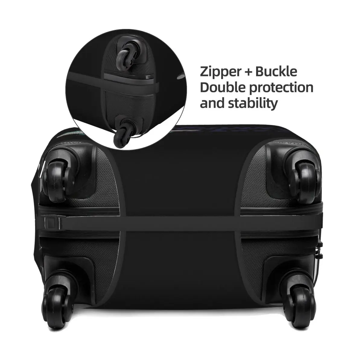 Unicorse 1 Suitcase Cover Protection Elastic Trip Luggage Protector Covers for 18-32 Inch