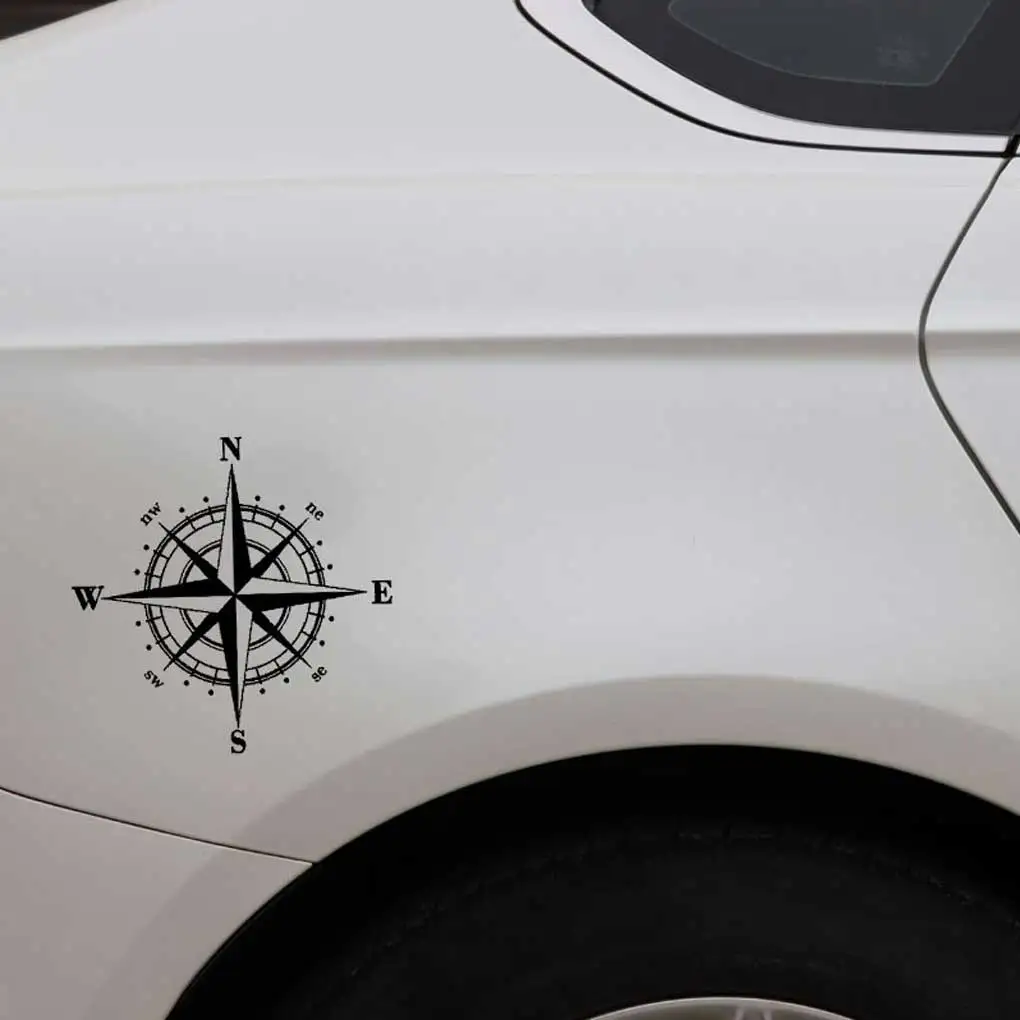 Car Sticker Compasses Cars Poster Eco-Friendly Decals Material Navigation