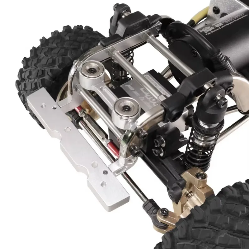 

MJX H12Y H12P 1/12 RC Гусеничный металлический передний бампер P12Y04 - Крепление переднего ударного кронштейна 6061, алюминиевая деталь для обновления с ЧПУ