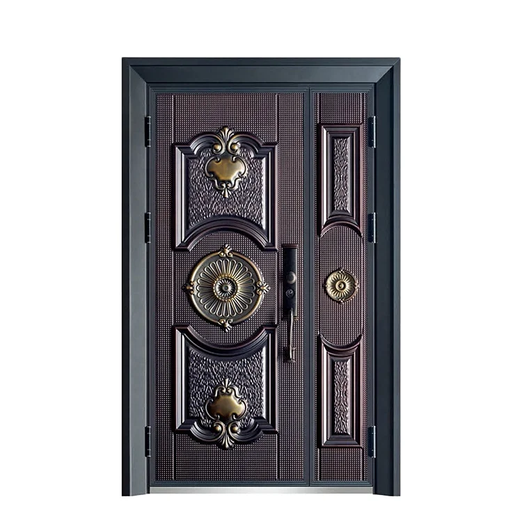 

Good Quality Style Security Stainless Steel Gate Door Security Door Modern Galvanized Steel Metal Models Front Doors for Houses