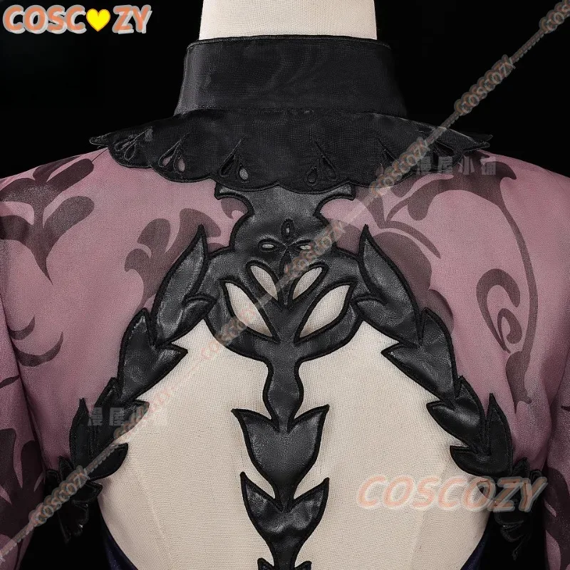 2025 11 혼카이 스타 레일 코스프레 의상 애니메이션 하이실렌스 롱 믹스 가발 소품 할로윈 파티 드레스 여성 소녀 카니발