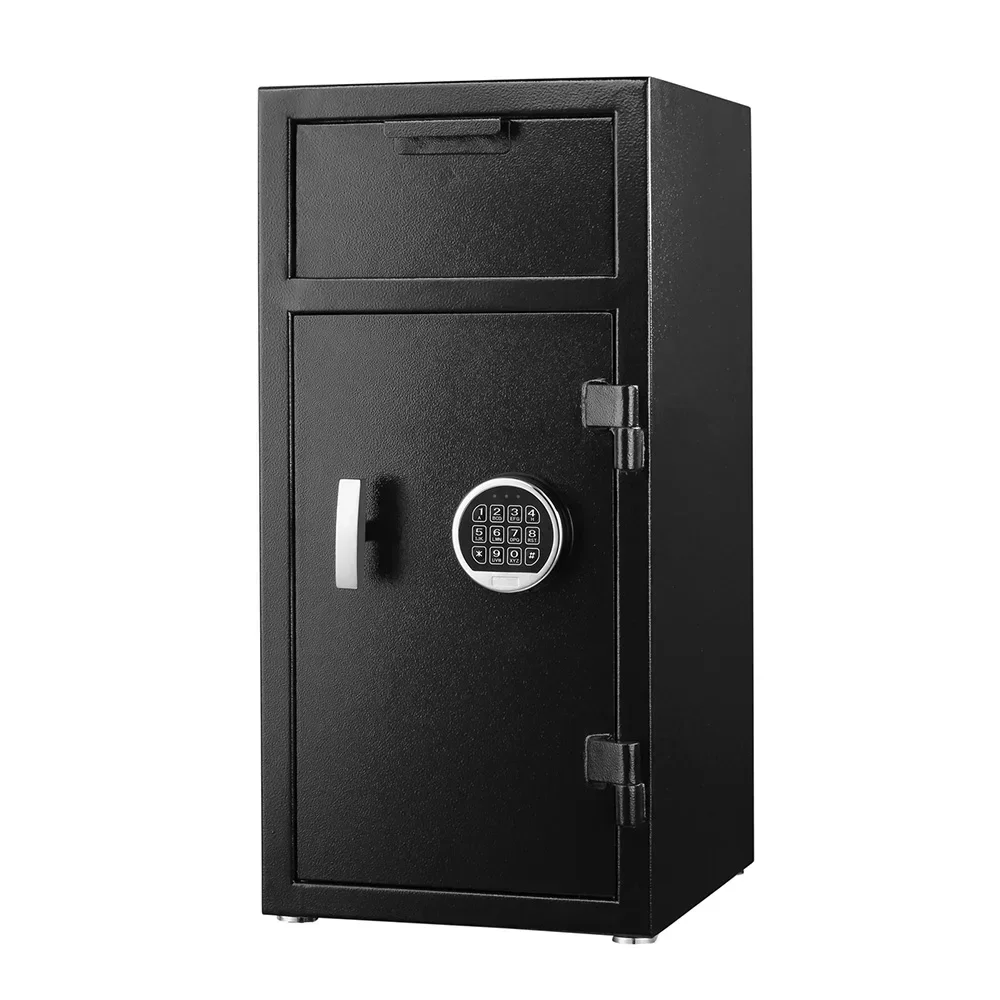 Cassetta di sicurezza con serratura a tastiera digitale di grande capacità, cassetta di sicurezza per l'archiviazione di contanti