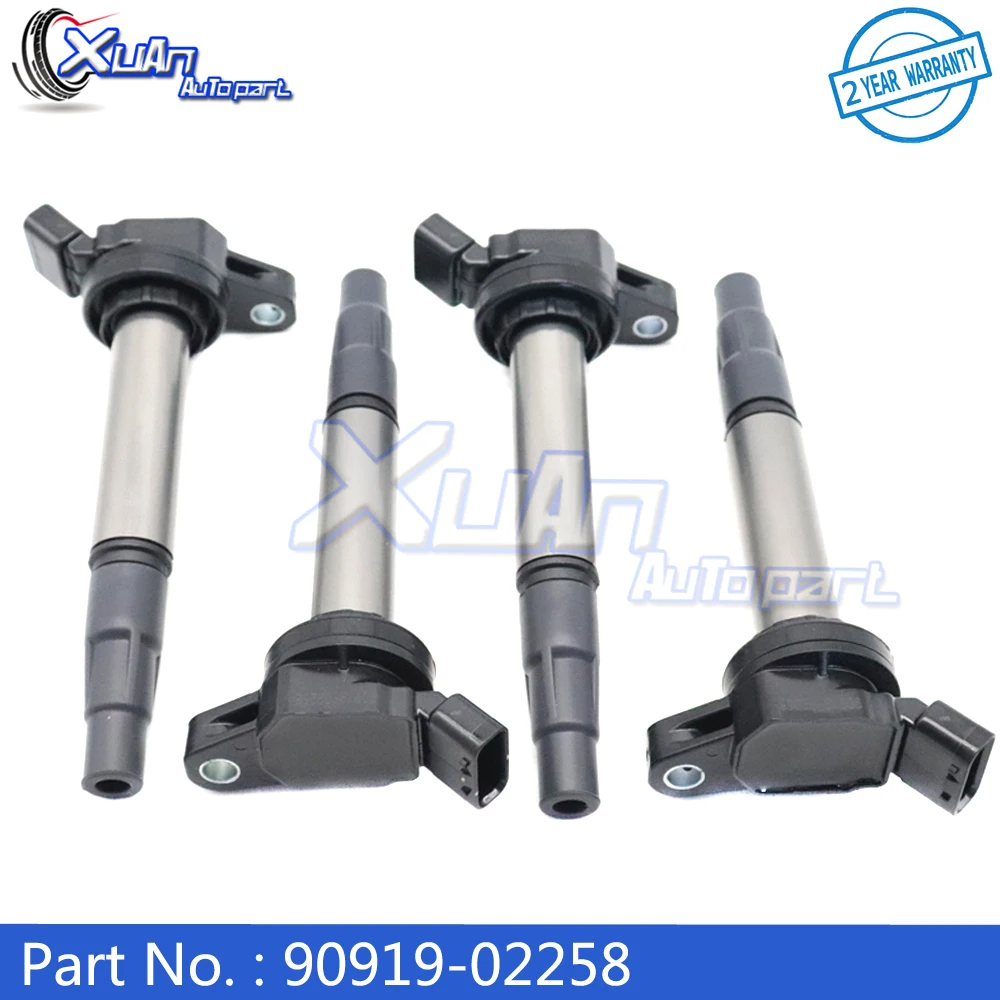 XUAN Ignition Coil 90919-02258 For Toyota C-HR Corolla Prius V Matrix RAV4 Auris Avensis For Lexus CT200h Scion iM xD 1.6L 1.8L