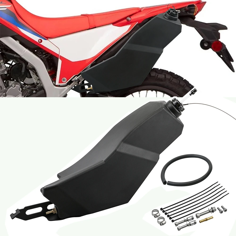 

For 2022 2023 2024 Honda CRF300L 5L Auxiliary Gas Oil Fuel Tank for Honda CRF300L Rally CRF 300 L 1.3Gal Backup Gas Fuel Tank