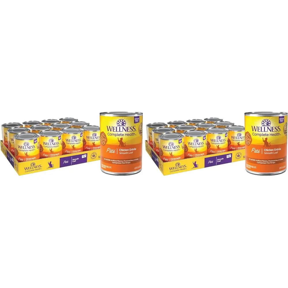 

Полнорационный влажный корм для взрослых кошек, натуральный, богатый белком, без зерна, 12,5 унций (курица), 12 штук (упаковка из 2)