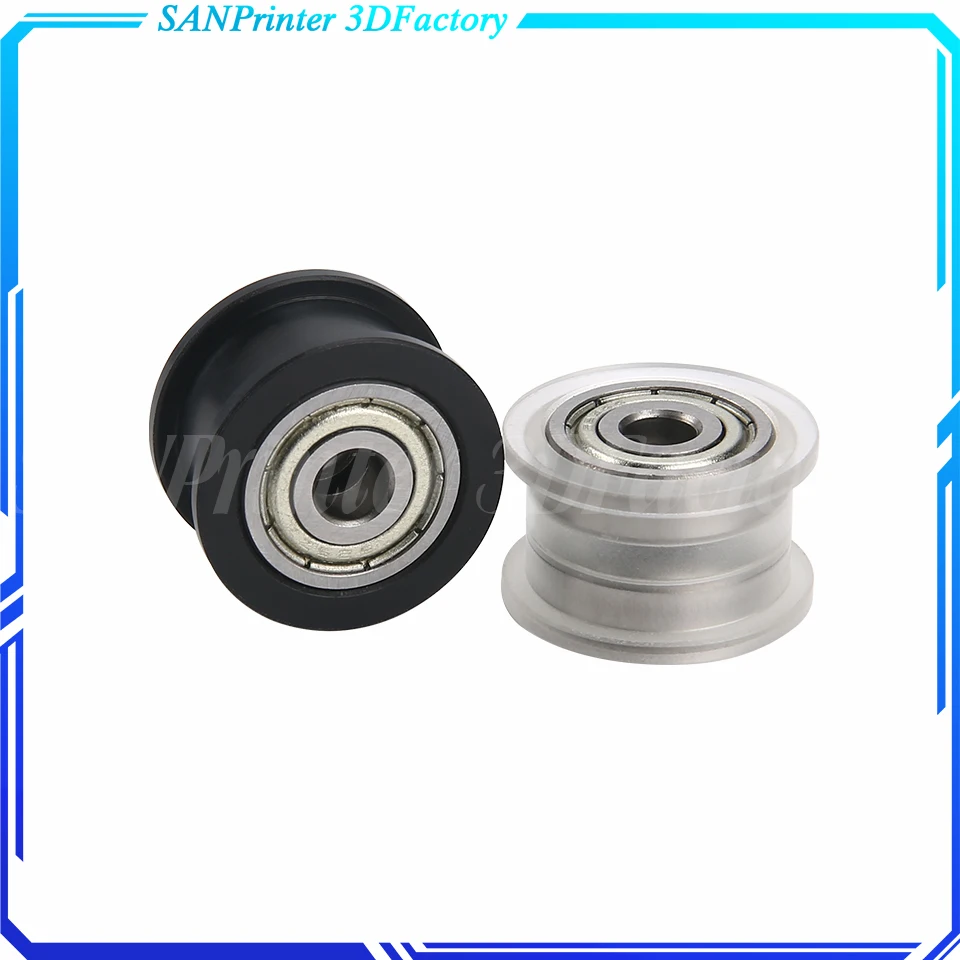 Opensource Roda Katrol Pemalas Halus Tipe H Katrol POM Idler, Roda Halus Roda Pemalas Aksesori Printer 3D