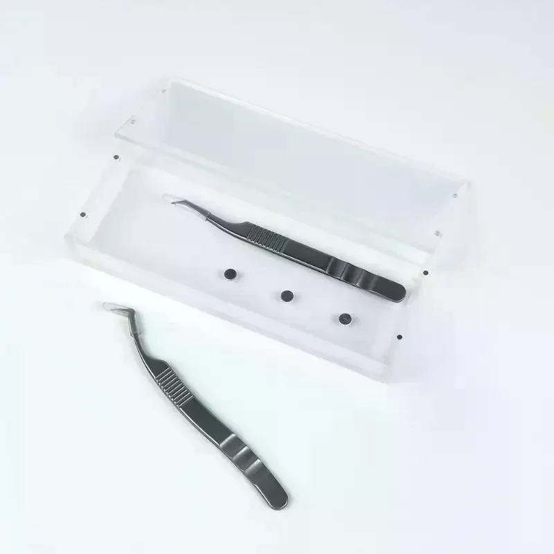 الاكريليك رمش صندوق تخزين رمش تمديد لوحة مغناطيسية متعددة الوظائف كاذبة رمش ماكياج المنظم البليت لاش حامل #4