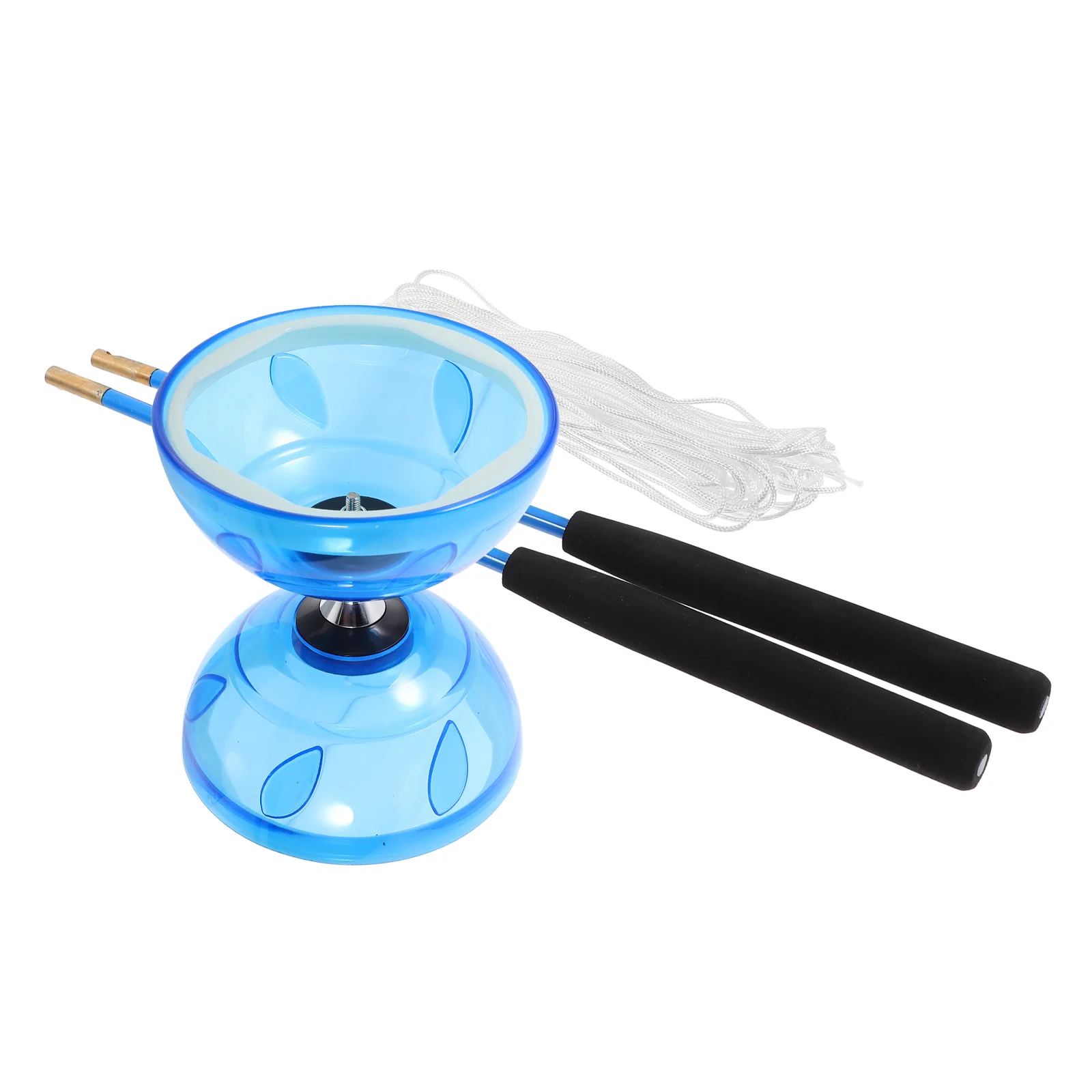 

Bonattop Toy Diabolo with Bearings Juggling Arrow Safety Soft Rubber Chinese Yo for Kids Tricks Professional