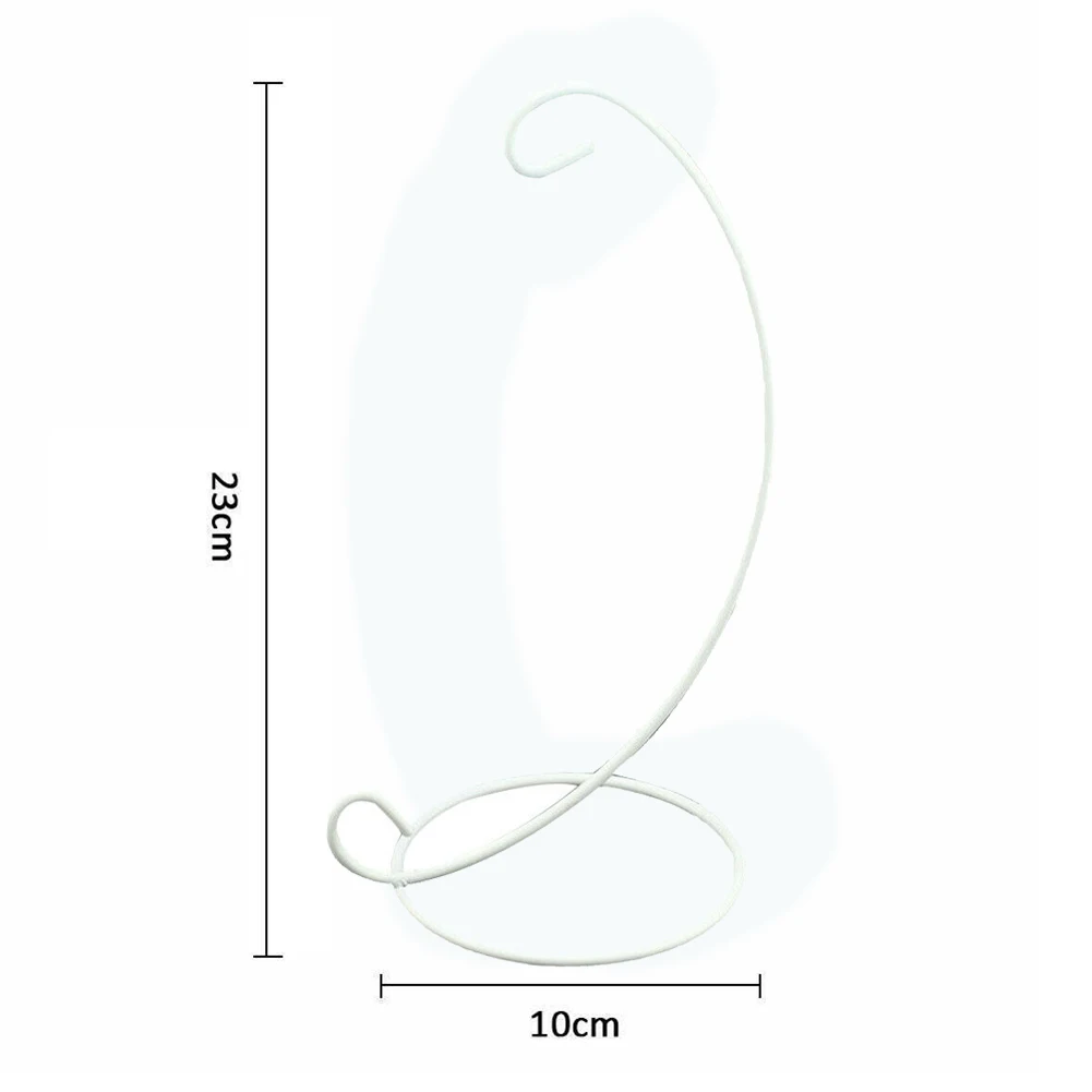 5/10pcs Home Garden Metal Bauble Ornament Pack Retro Air Plant Terrarium Landscape Display Iron Hanging Stand Decor Holder