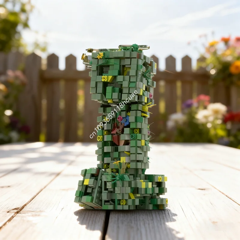 

1420pcs MOC Creeper Display Piece Intermediate Model Building toys blocks Construction Christmas gifts Assemble idea Brick Kids
